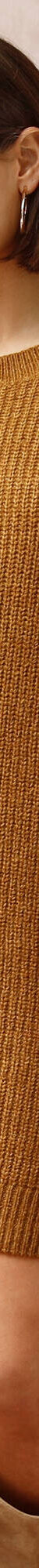 Robe-pull chinée manches longues, épaule boutonnée (havane chiné) Robe-pull chinée manches longues, épaule boutonnée (havane chiné)